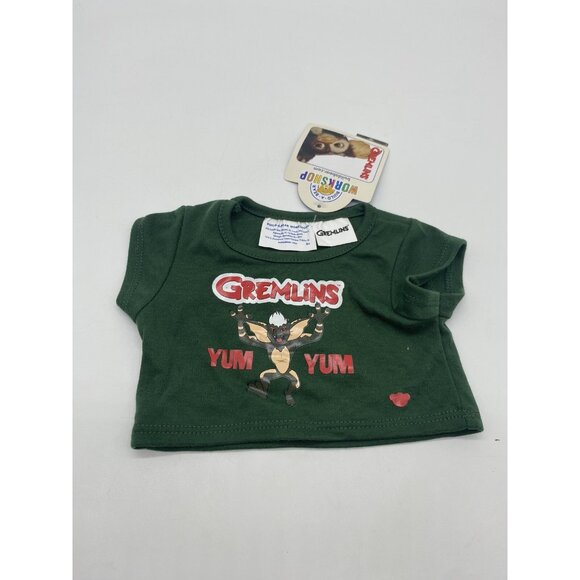 Build A Bear Gremlins Gizmo Green T Shirt New NWT - Picture 1 of 3